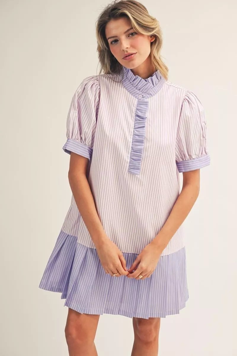 Pretty in Pinstripes Dress