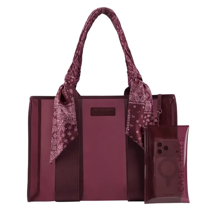 Case-Mate Maroon Bandana Handle