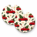 Merry Little Car Coasters