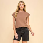Short Sleeve Solid Top