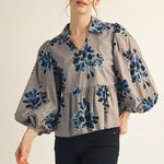 Taupe in Bloom Top