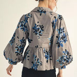 Taupe in Bloom Top