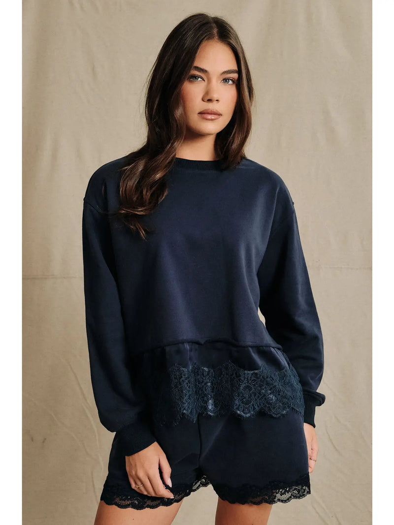 Softly Trimmed Sweatshirt