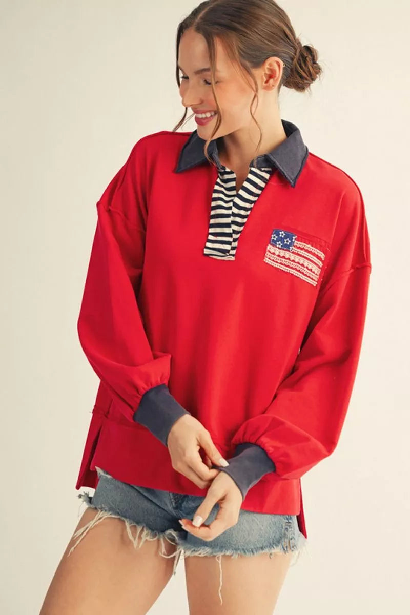 Liberty Line Pullover