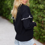 Color Block Sweater Top