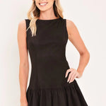 Chocolate Suede Mini Dress