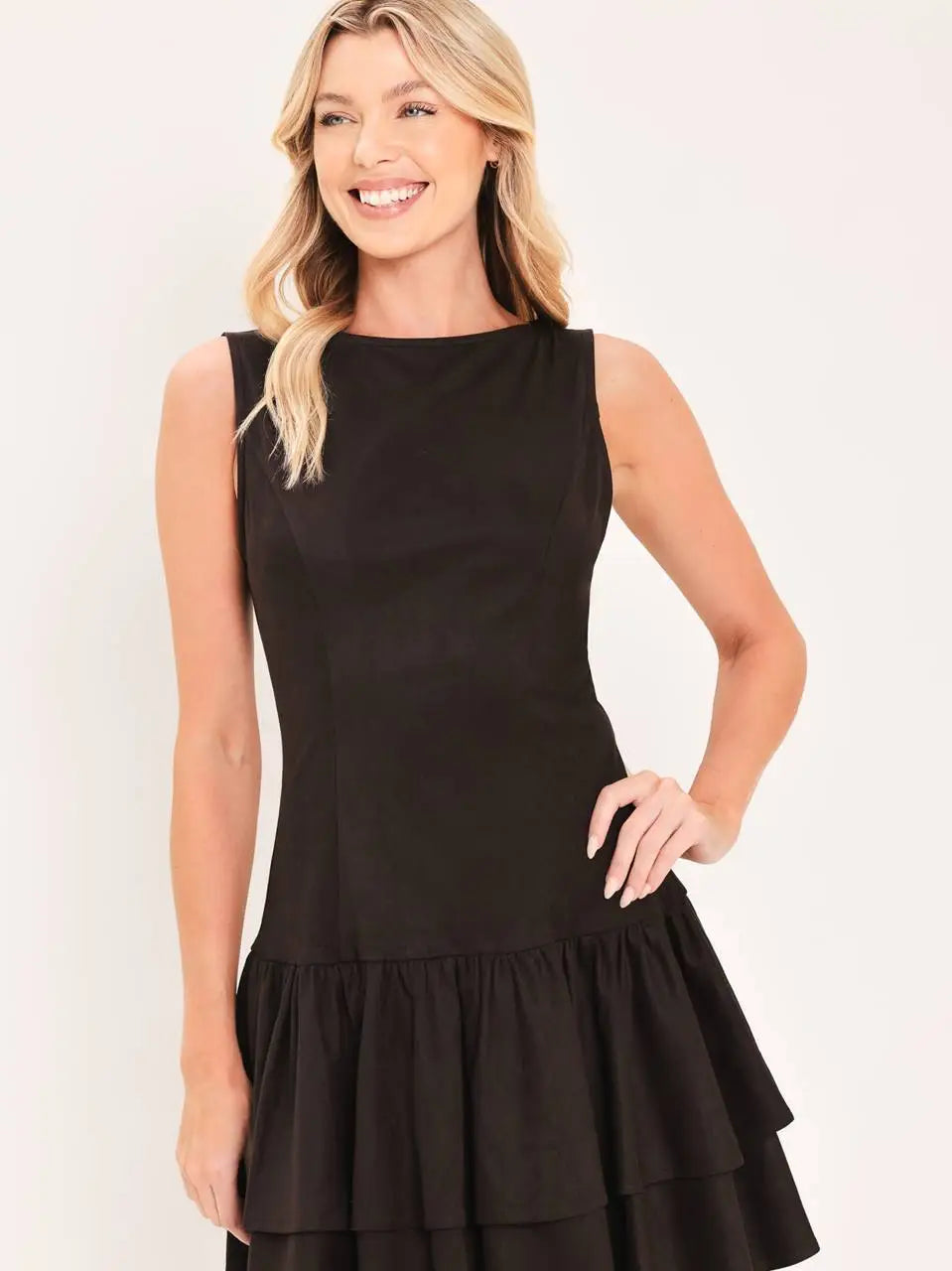 Chocolate Suede Mini Dress