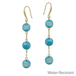 Bead and Drop Earrings
