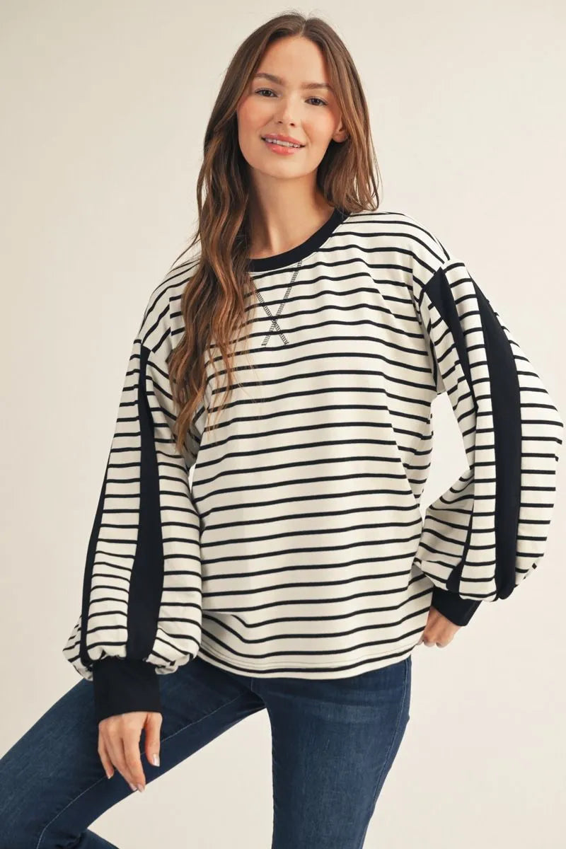 Laid-Back Lines Top