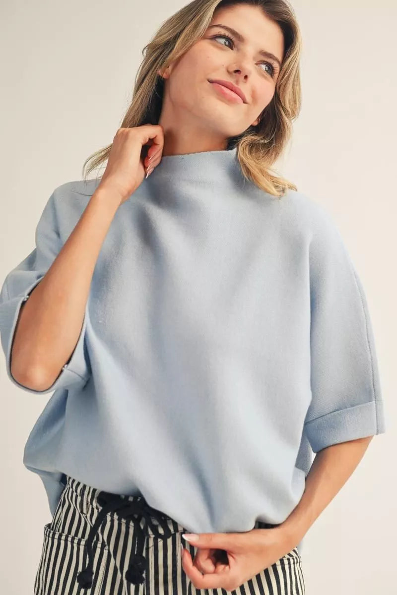 Blue Skies Knit Top