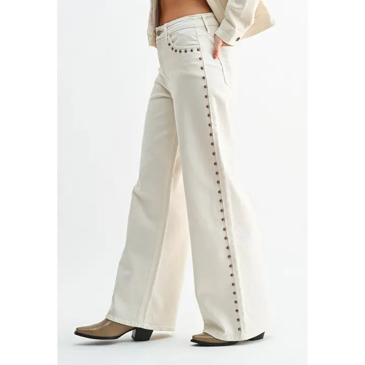 Studded in Style Denim