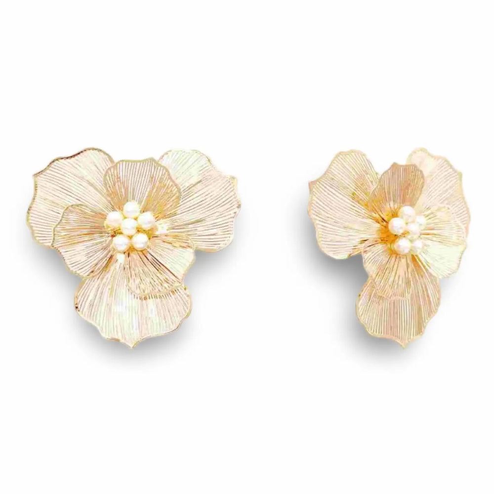 Pearl Blossom Earrings