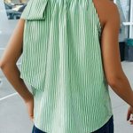 green striped shirt