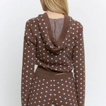 Mocha and Blue Hoodie Set
