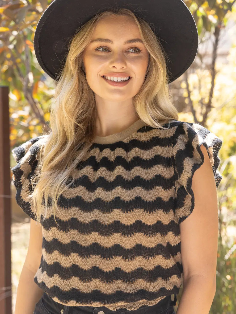 Golden Wave Sweater