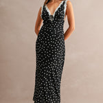 Midnight Dot Midi Dress