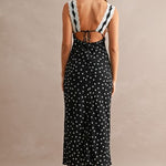 Midnight Dot Midi Dress