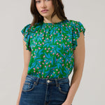 Green in Bloom Top