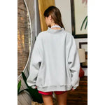 Red, White, and Reversible Sweatshirt