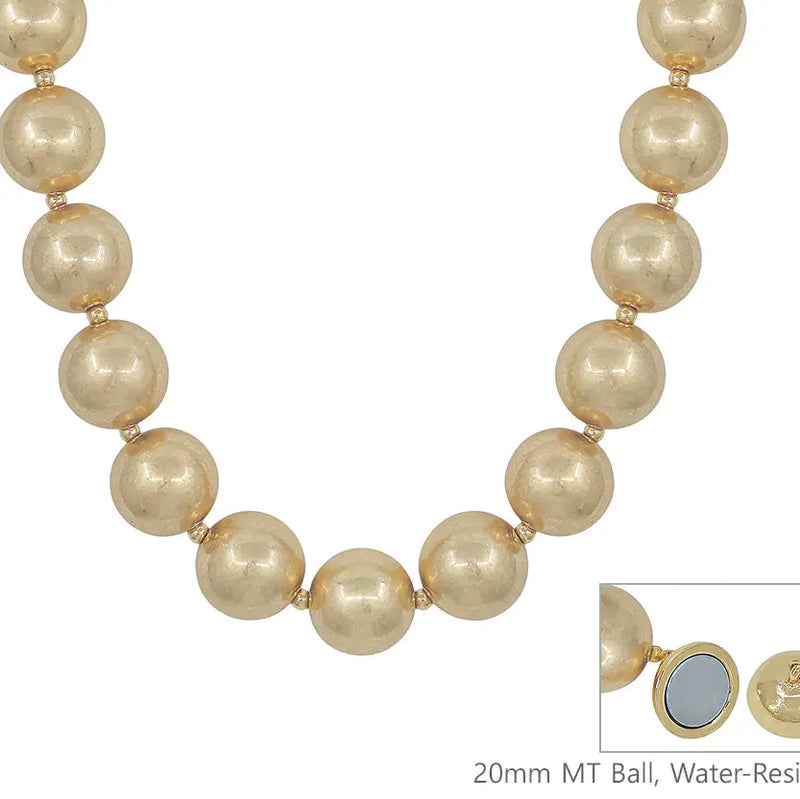 Vintage Luxe Bead Necklace