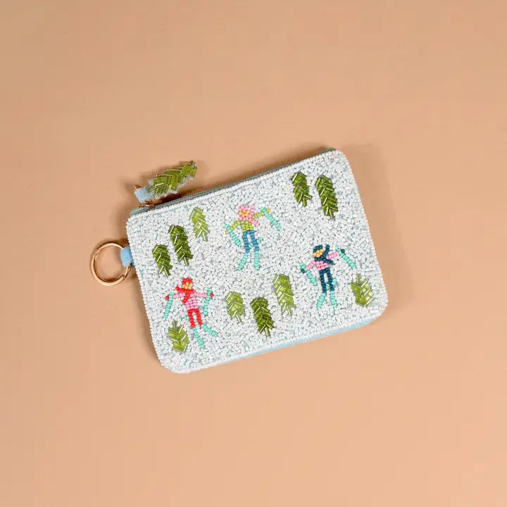 Skiing Coin Pouch