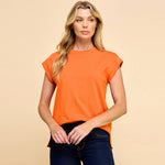 Short Sleeve Solid Top