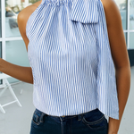 green striped shirt
