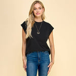Short Sleeve Solid Top