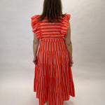 Sun-kissed Stripe Midi Dress