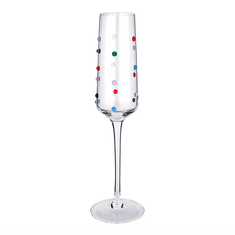 Beaded Champagne Glass