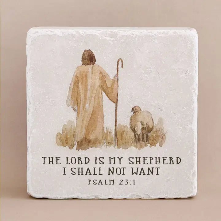 Faithful Words Scripture Stone - Small