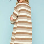Navy Days Quarter Zip Dress