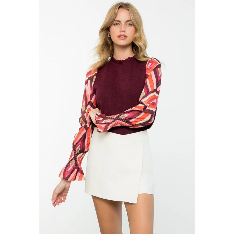 Autumn Mosaic Top