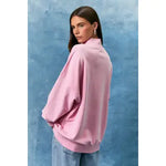 Pink Patriot Mock Neck