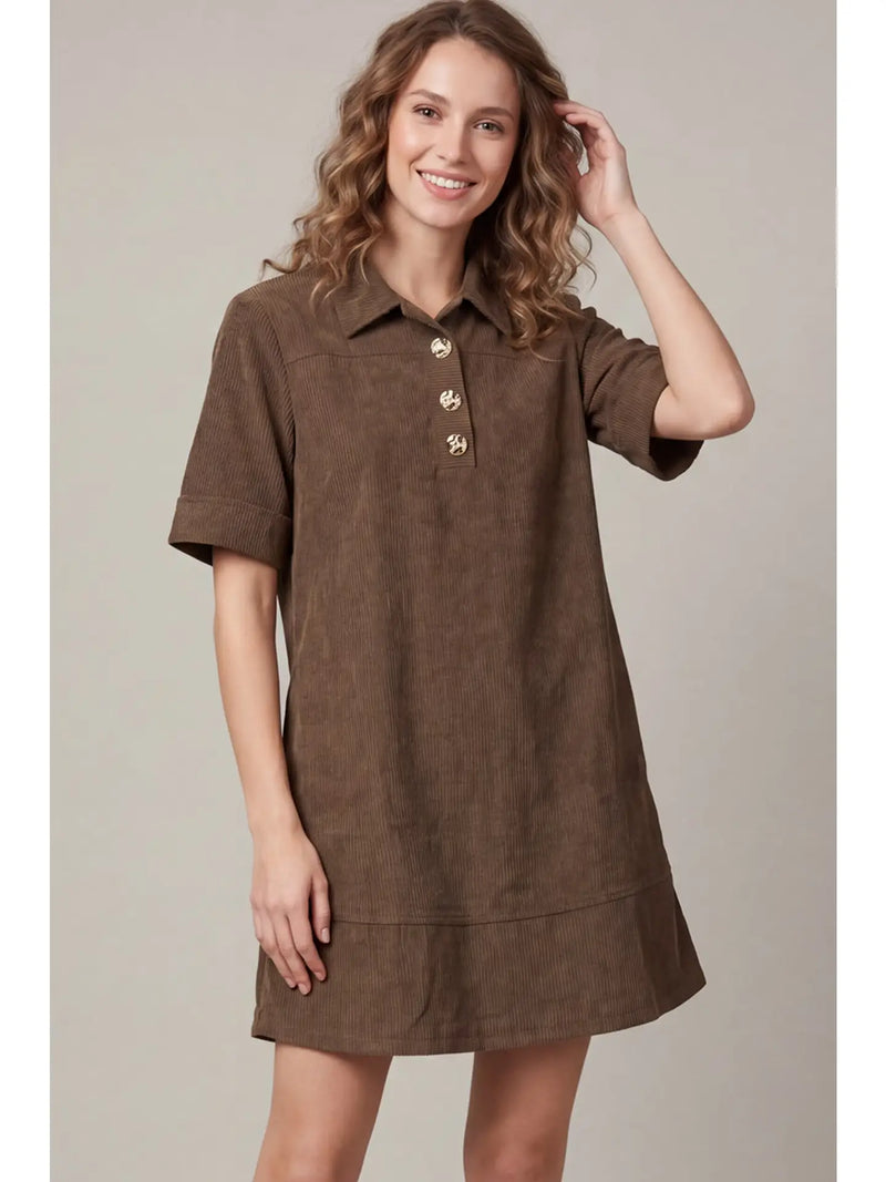 Corduroy Charm Dress