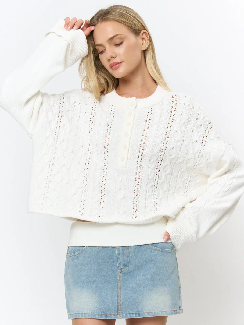 Classic Cable Cardigan