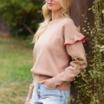 Color Block Sweater Top