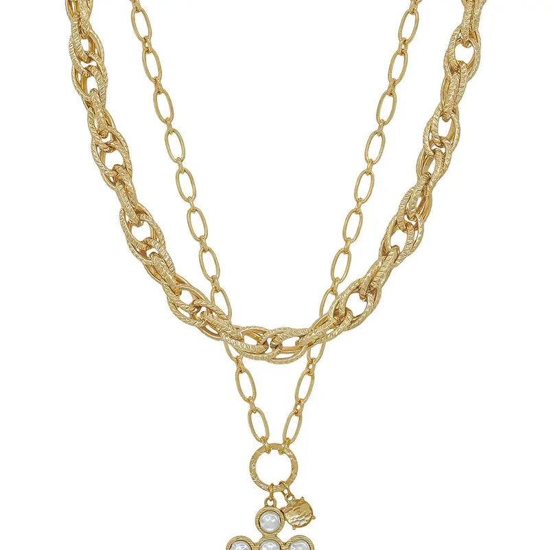 Double Devotion Necklace