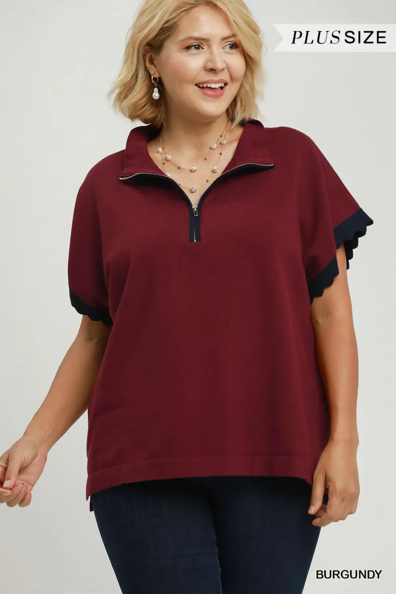 Burgundy Bliss Top