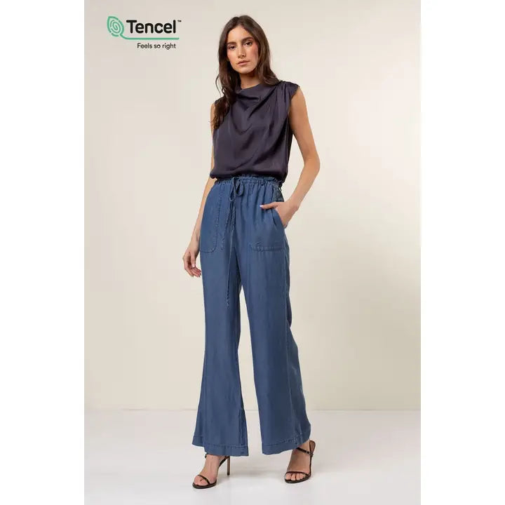Blue Breeze Tie Pants