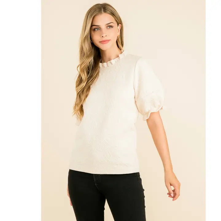 Sweetly Textured Top