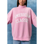 Pink Patriot Mock Neck
