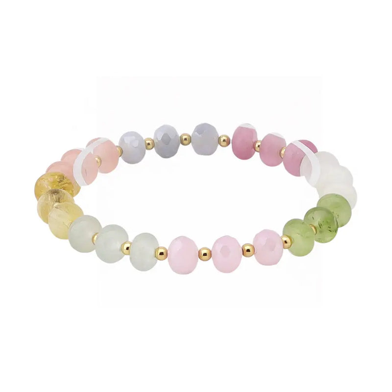 Pastel Beaded Stretch Bracelet