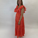 Sun-kissed Stripe Midi Dress