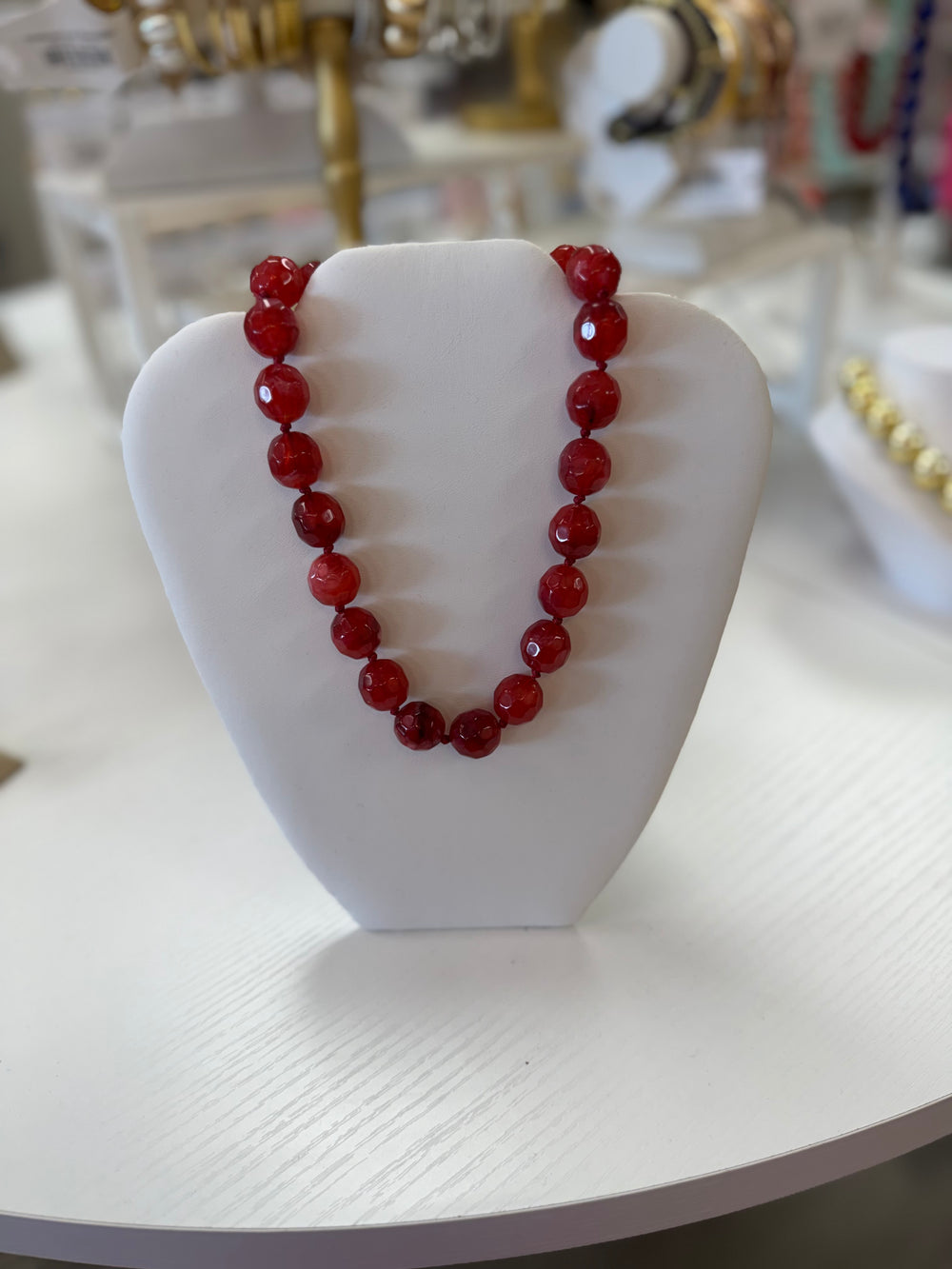 Maddyn Raspberry Necklace