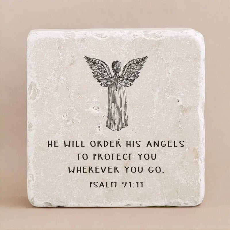 Faithful Words Scripture Stone - Large