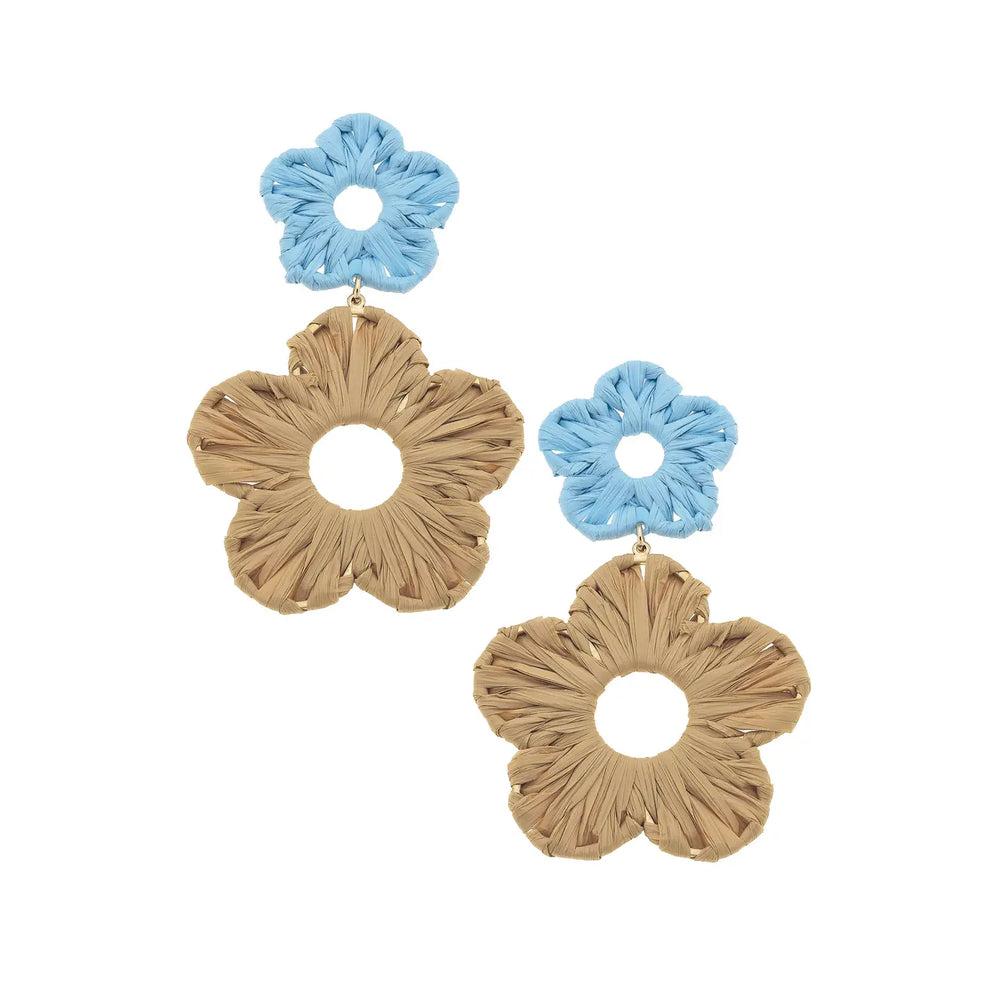 Rosa Rattan Earrings