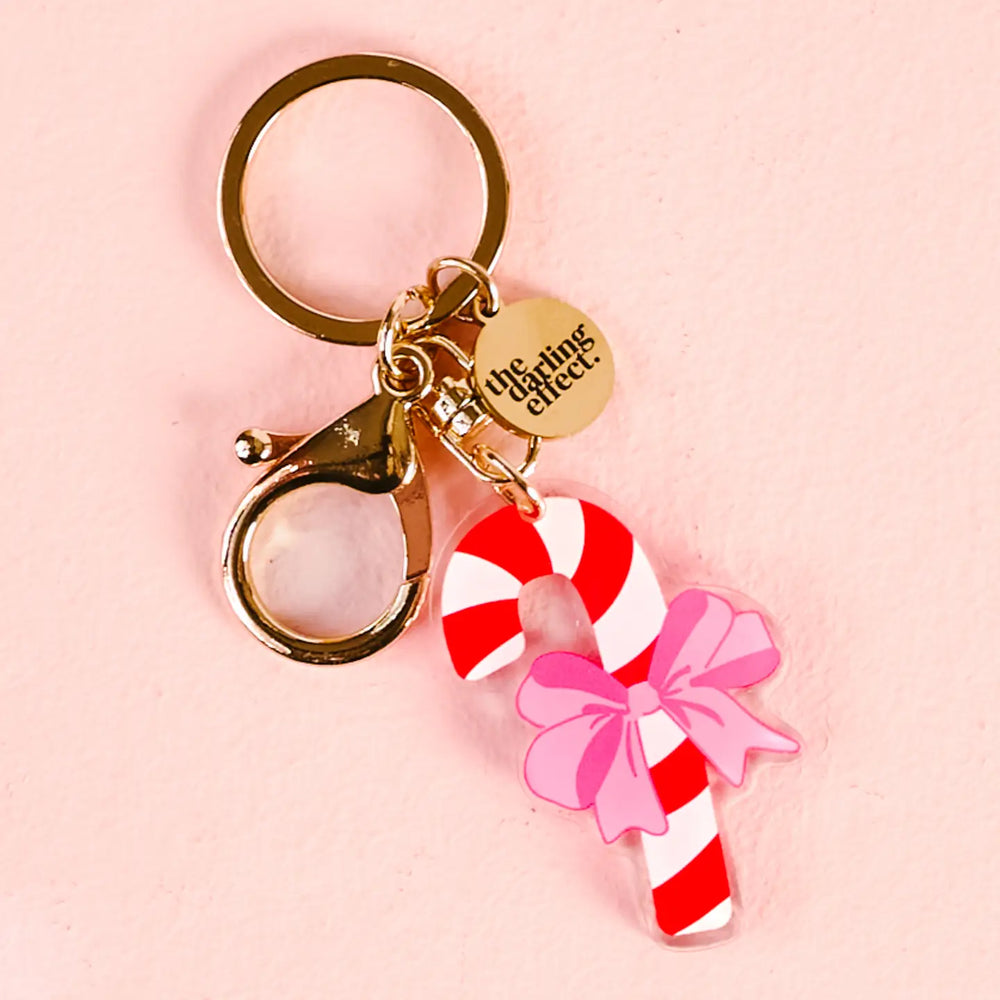 Candy Cane Key Chain