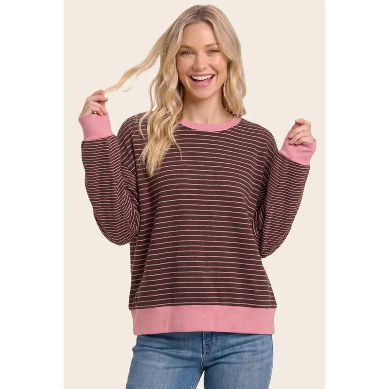 Softly Striped Sweater