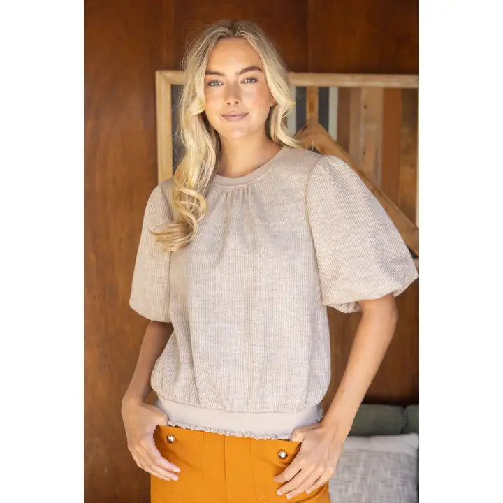 Neutral Grace Top
